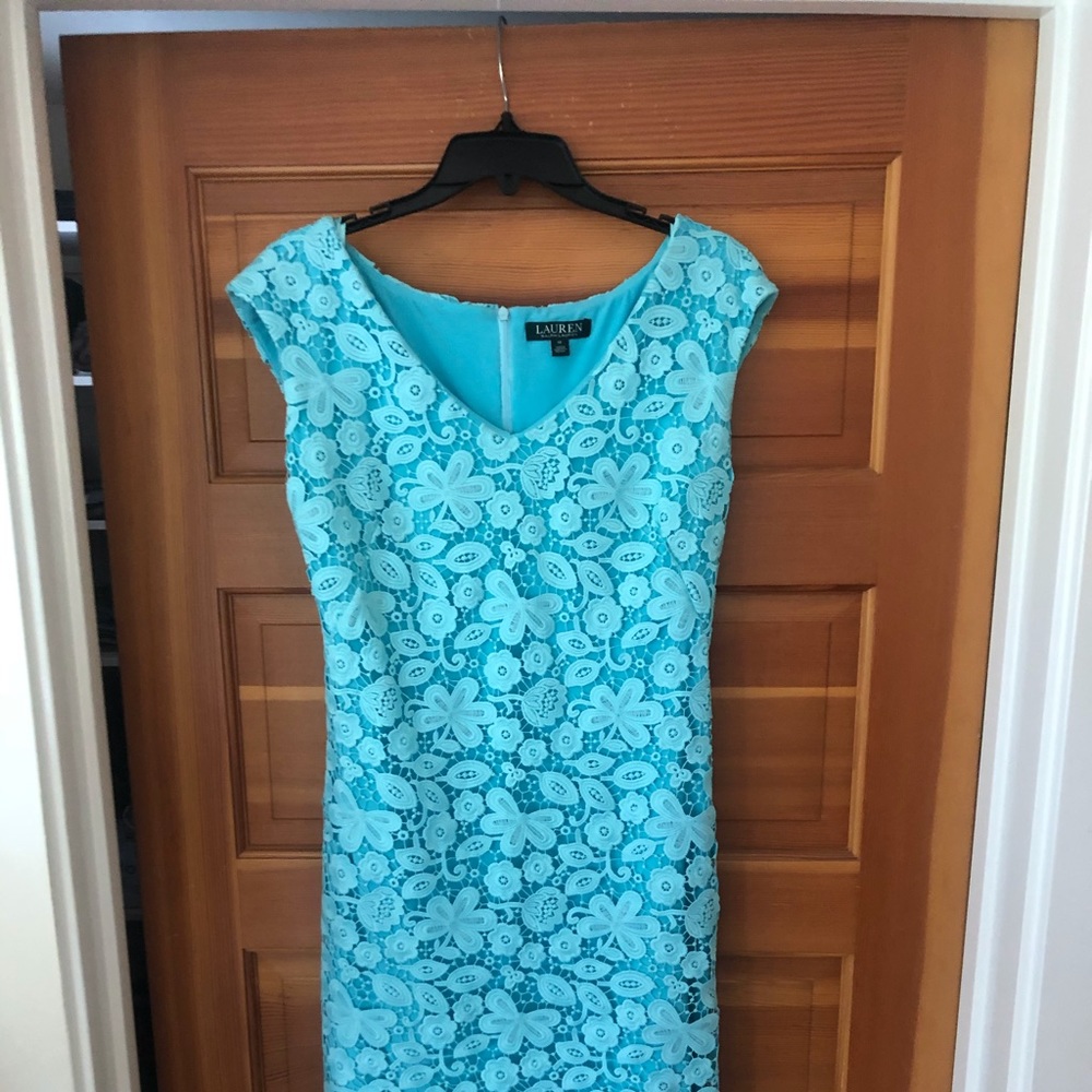 Ralph Lauren lace sheath dress